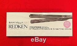 Sam Villa Professional Straightening & Shaping Iron with Free Mini REDKEN Align 12