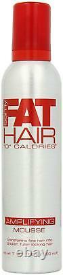 Samy Fat Hair 0 Calories Amplifying Mousse Thicker Fuller Looking Hair RARE