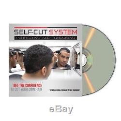 Self-Cut Grooming System Perfecting Hair Self Grooming 3-Way Mirror Black with DVD