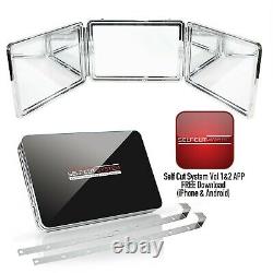 Self-cut System Perfecting Self Grooming Black Lambo 3-Way Mirror With Free E