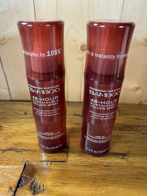 Set Of 2 Bamboo Volume 48-hour Sustainable Volume Spray 4.2 Oz Pro Hair Styling