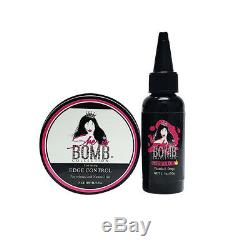 She Is Bomb Collection Edge Control 3.5oz + Growth Oil Drop 2.1 Oz. (NEW)