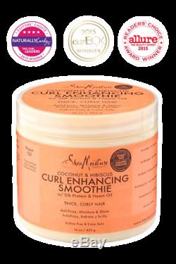 Shea Moisture Coconut & Hibiscus Curl Enhancing Smoothie Family Size 16 Oz x 12