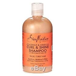 Shea Moisture Coconut and Hibiscus Combination Pack- 12 oz. Curl Enhancing 8 oz