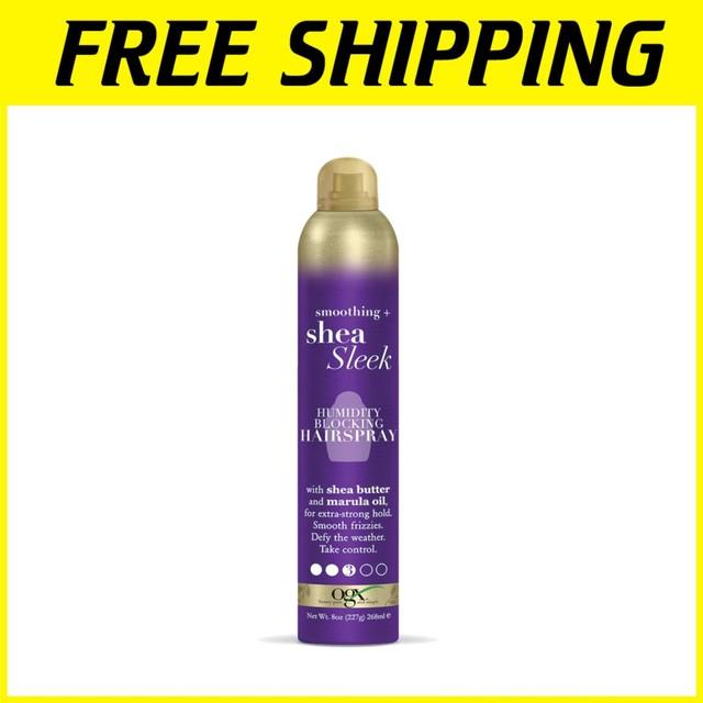 Shea Sleek Humidity Blocking Hairspray, Extra Strong Hold