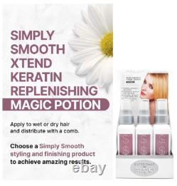 Simply Smooth Xtend Keratin Replenishing Magic Potion 2 Oz Set of 36 Simply Smooth Xtend Keratin Replenishing Magic Potion 2 Oz Set of 36