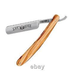 Straight Razor, Olive Wood, non stainless carbon-steel blade 5/8