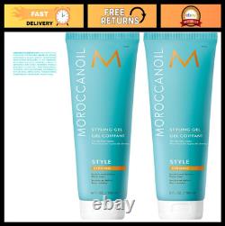 Strong Hold Styling Gel for All Hair Types Frizz Control & Shine Boost