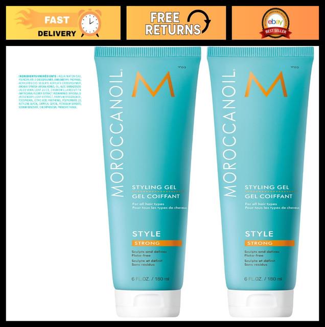 Strong Hold Styling Gel For All Hair Types Frizz Control & Shine Boost