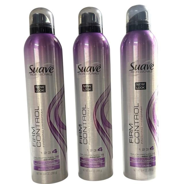 Suave Professionals Firm Control Level 4 Finishing Hairspray 9.4 Oz Discontinued