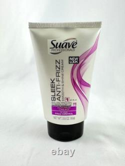 Suave Professionals Sleek 24 Hour Anti-Frizz Smooth & Shine Cream 3.5 oz HTF NEW