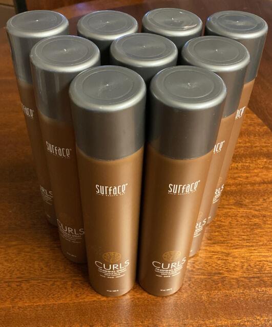Surface. Curls Finishing Spray. 10oz. New & Sealed. Authentic. 9 Cans. C
