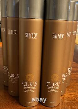 Surface. Curls Finishing Spray. 10oz. New & Sealed. AUTHENTIC. 9 CANS. C