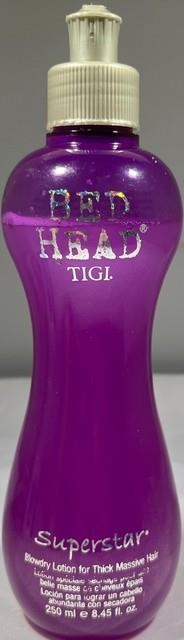 Tigi Bed Head Superstar Blowdry Lotion For Thick Massive Hair, 8.45 Oz