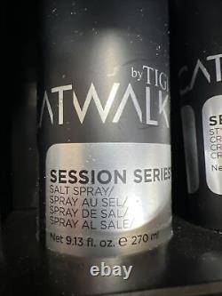 TIGI Catwalk Session Series Gel-True Wax-Hair Spray-Shampoo-Salt Spray Pack Of 7 TIGI Catwalk Session Series Gel-True Wax-Hair Spray-Shampoo-Salt Spray Pack Of 7