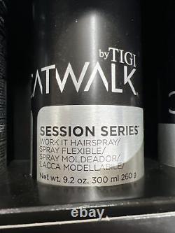 TIGI Catwalk Session Series Gel-True Wax-Hair Spray-Shampoo-Salt Spray Pack Of 7 TIGI Catwalk Session Series Gel-True Wax-Hair Spray-Shampoo-Salt Spray Pack Of 7