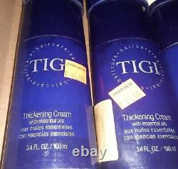 TIGI Discontinued Thickening Cream 3.4 oz Hair Care 9 bottles! HARD to FIND