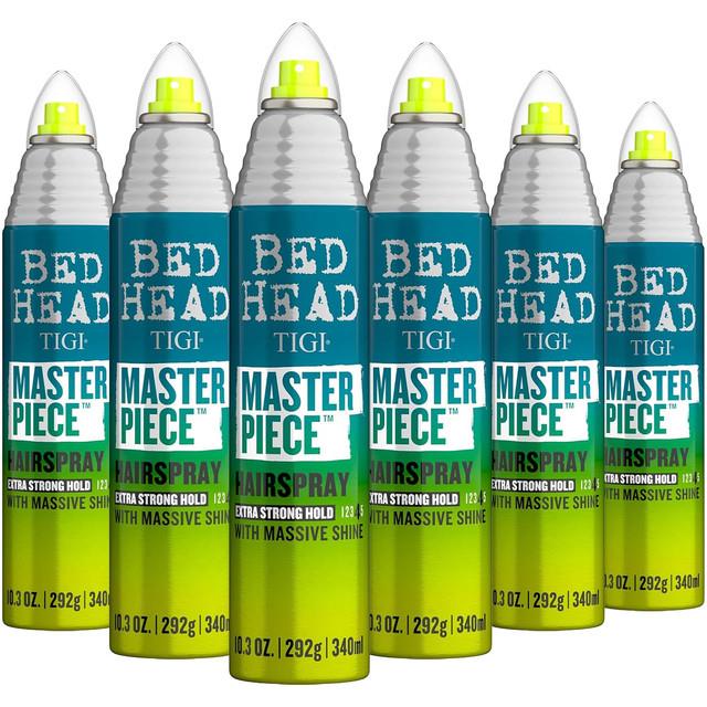 Tigi Masterpiece Hairspray 6-pack Extra Strong Hold Hairspray, Frizz Control
