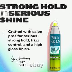 TIGI Masterpiece Hairspray 6-Pack Extra Strong Hold Hairspray, Frizz Control