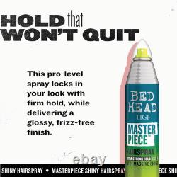 TIGI Masterpiece Hairspray 6-Pack Extra Strong Hold Hairspray, Frizz Control