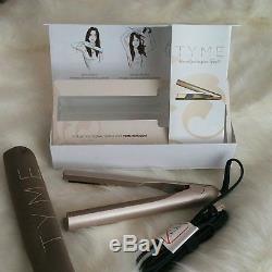 TYME Iron Plated Titanium 2 in 1 Hair Straightening Iron and Curling Iron NEW