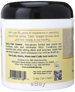 Taliah Waajid Curls, Waves and Naturals Curly Curl Cream, 6 Ounce