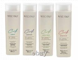 Tec Italy Curls Definition Shampoo Conditioner Leaving And Gel 10.14oz