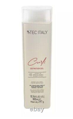 Tec Italy Curls Definition Shampoo Conditioner Leaving And Gel 10.14oz