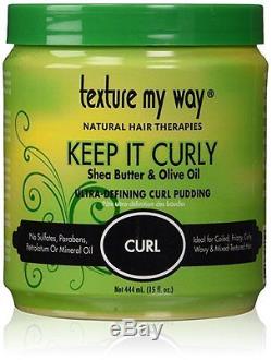 Texture My Way Keep It Curly Ultra Defining Curl Pudding, 15 Ounce