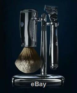 The Art of Shaving Fusion Chrome Collection Shaving Brush & Razor Stand