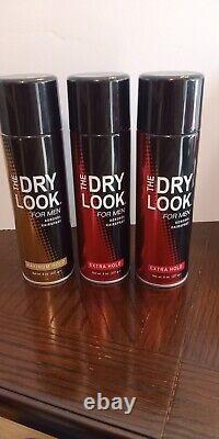 The Dry Look Men's Hairspray Lot of 3
