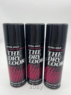 The Dry Look for Men Aerosol Hair Spray for Men Net Wt 5 oz X3