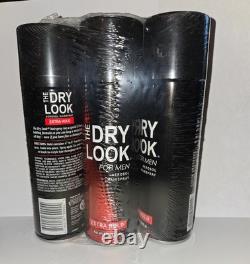 The Dry Look for Men Aerosol Hairspray, Extra Hold, 3 Cans @8oz New in Wrapper