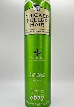 Thicker Fuller Hair Weightless Volumizing Hairspray Cell-U-Plex 8 oz New (1 Can)