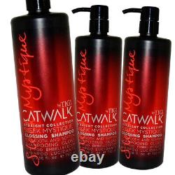 Tigi Catwalk Straight Collection Shampoo 25.36oz Pack of 3