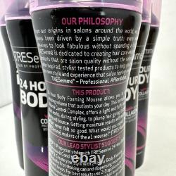 Tresemme 24 Hour Body Collagen Foaming Mousse Pro 8.1oz Lot x 6 Discontinued