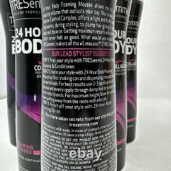 Tresemme 24 Hour Body Collagen Foaming Mousse Pro 8.1oz Lot x 6 Discontinued
