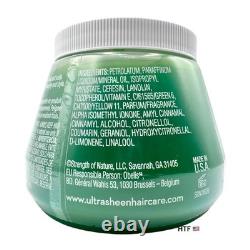 Ultra Sheen For Extra Dry Hair Conditoner & And Hair Dress Green 8oz New 1 Jar