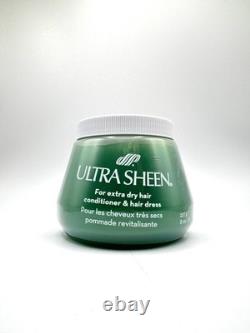 Ultra Sheen For Extra Dry Hair Conditoner & And Hair Dress Green 8oz New 1 Jar