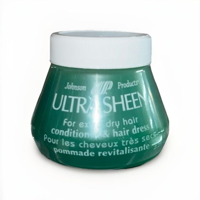 Ultra Sheen Green Hair Dress For Extra Dry Hair 2.25 Oz Travel Size