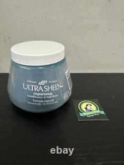 Ultra Sheen Original Formula Conditioner Hair Dress Blue Large 8 oz Size
