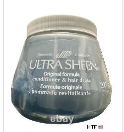 Ultra Sheen Original Formula Conditioner Hair Dress Blue Large 8 oz Size