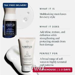 VIRTUE Healing Hair Oil & 6-in-1 Styling Cream Set Heat protectant, adds shine