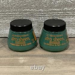 VTG NEW OLD STOCK Afro Sheen Hair Conditioner/Hair Dress 2 oz Bottle (LOT OF 2)
