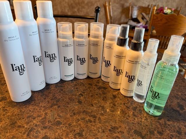 Variety Lange Hair Products Move It, Glass Hair, Thermal Agent, Satin Nectar