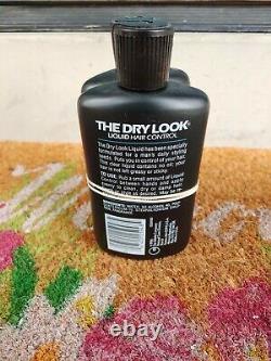 Vintage 80's Super Rare Gillette The Dry Look Liquid Hair Control 8 FL OZ. USA