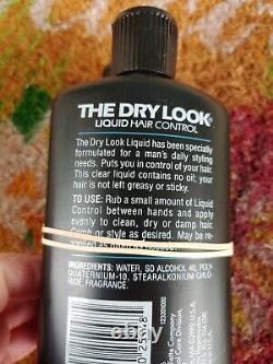 Vintage 80's Super Rare Gillette The Dry Look Liquid Hair Control 8 FL OZ. USA