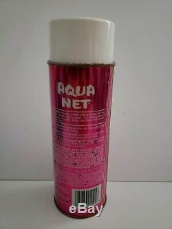 Vintage Aqua Net Unscented Blue Salon Size Hairspray Hair Spray Aersol Can 16 oz