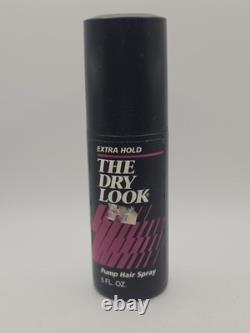 Vintage THE DRY LOOK For Men EXTRA HOLD Pump Hair Spray 5oz 1993 New