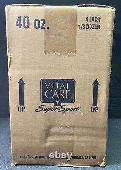 Vital Care Extreme Hold Sport Gel Super Value withpump 40oz, With Bamboo Extract, X4